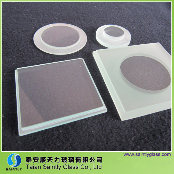 tempered step glass/stepped glass